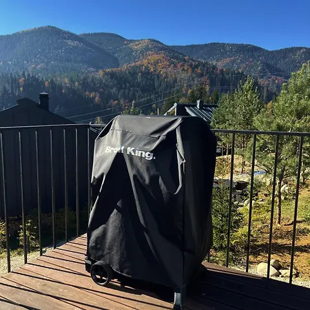 ґонт - затишний будинок з чаном біля буковелю 펜션 *